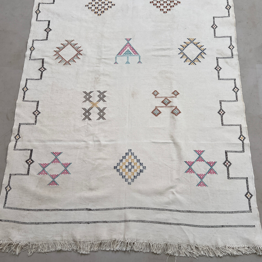 Handwoven Moroccan Cactus Rug Hatiora