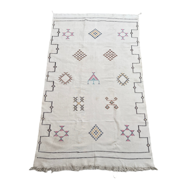 Handwoven Moroccan Cactus Rug Hatiora