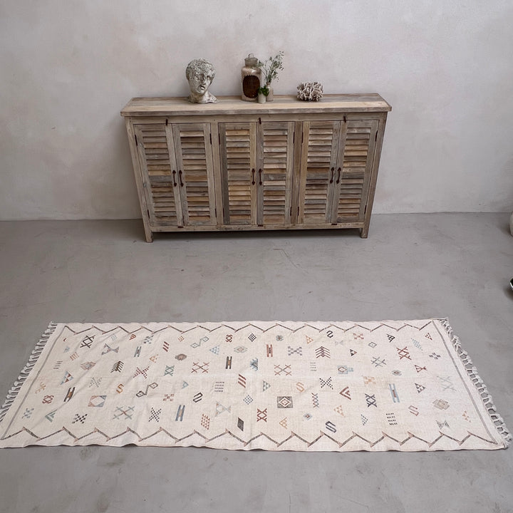 Handwoven Moroccan Cactus Runner Opuntia