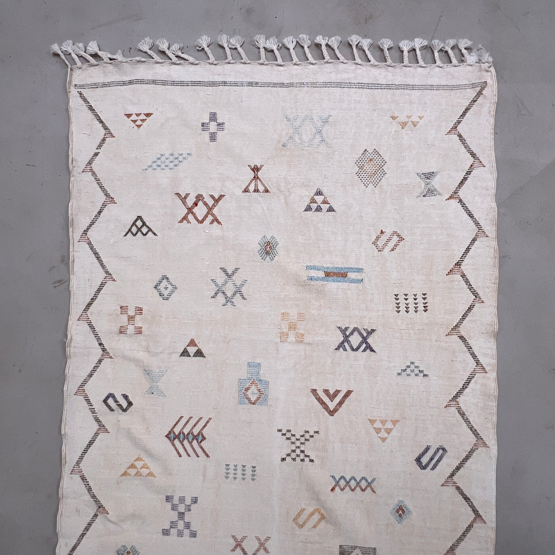 Handwoven Moroccan Cactus Runner Opuntia