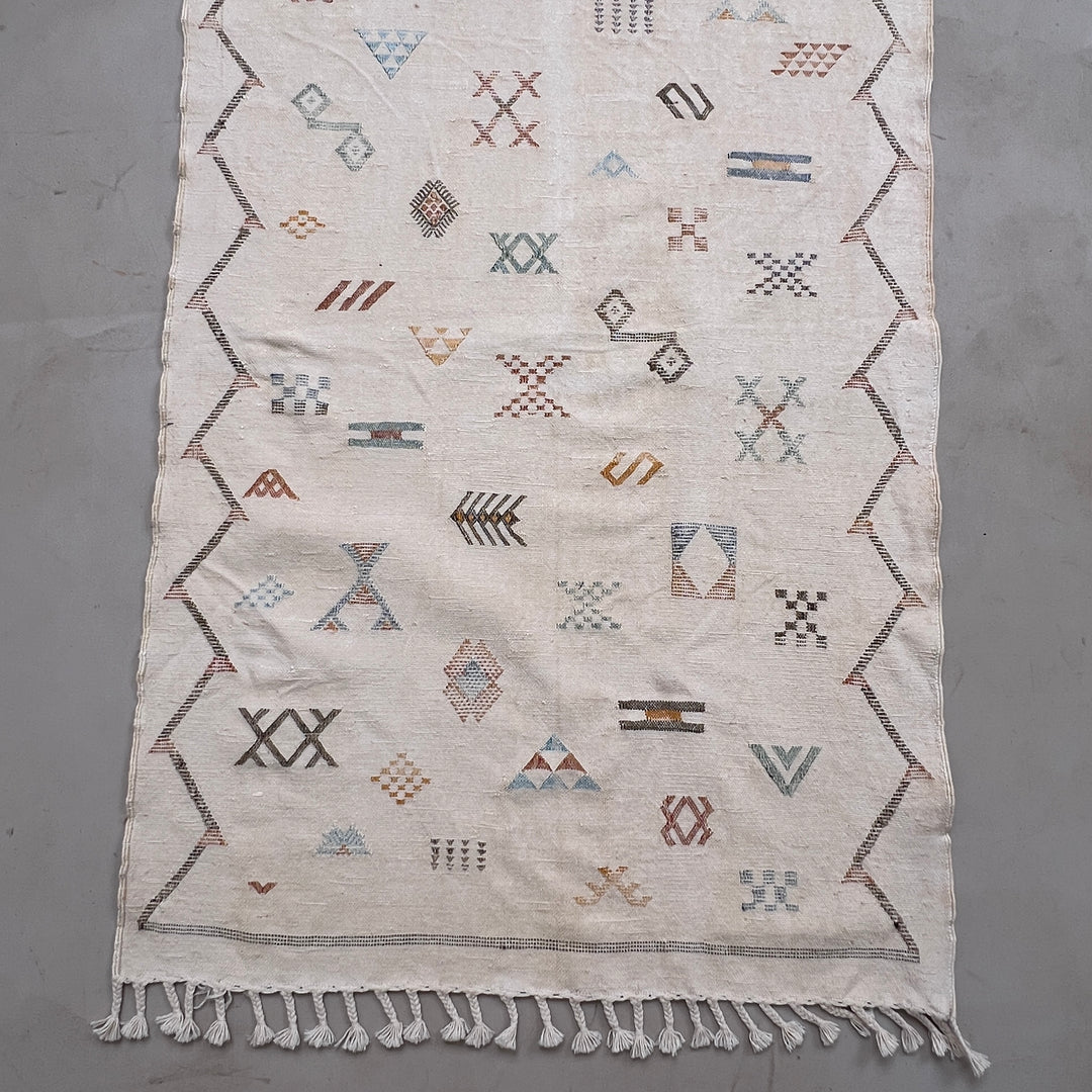 Handwoven Moroccan Cactus Runner Opuntia