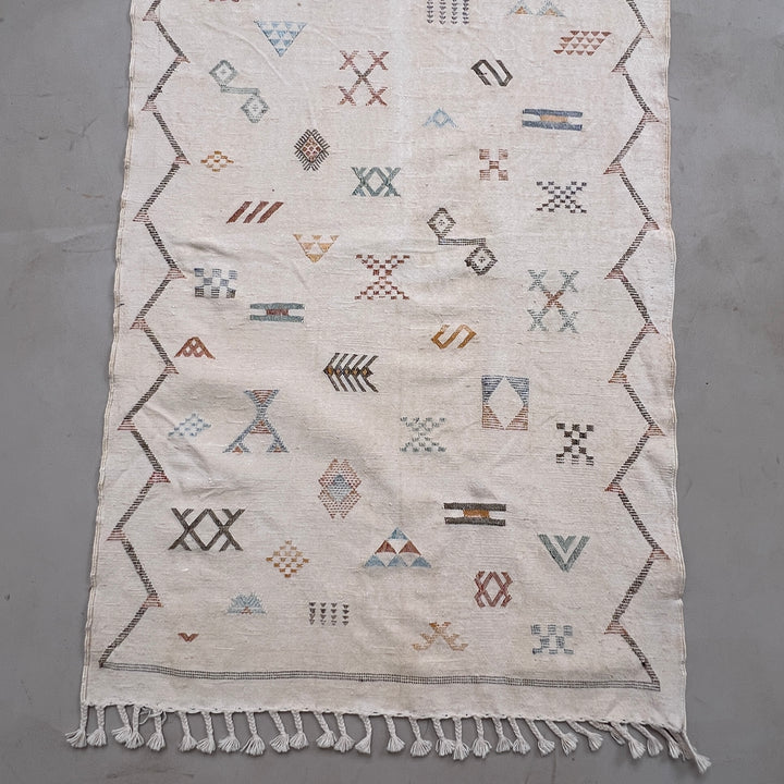Handwoven Moroccan Cactus Runner Opuntia