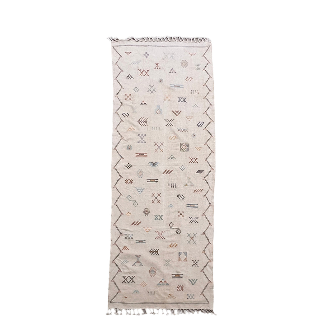 Handwoven Moroccan Cactus Runner Opuntia