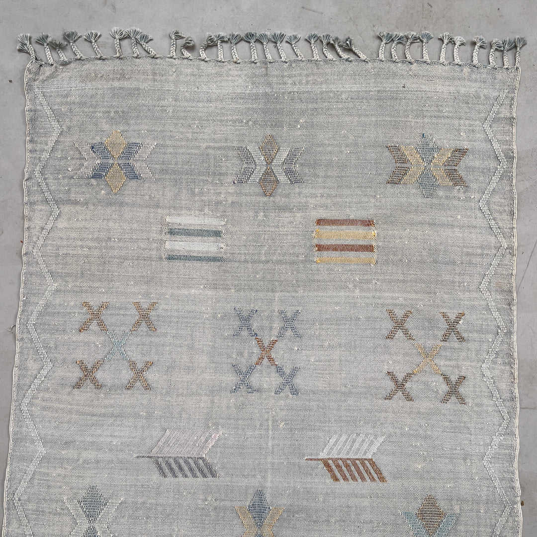 Handwoven Moroccan Cactus Runner Saguaro