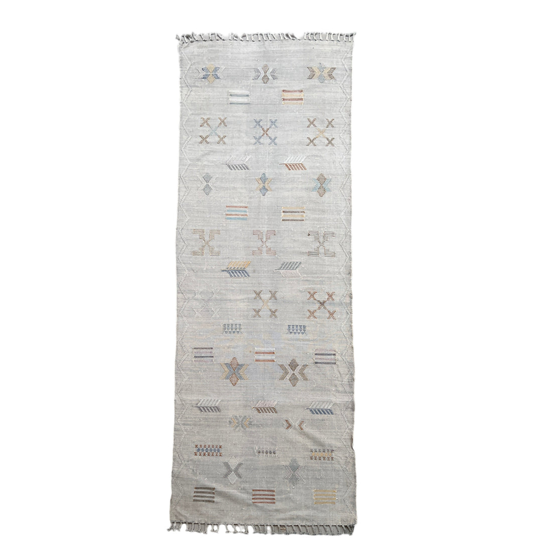 Handwoven Moroccan Cactus Runner Saguaro