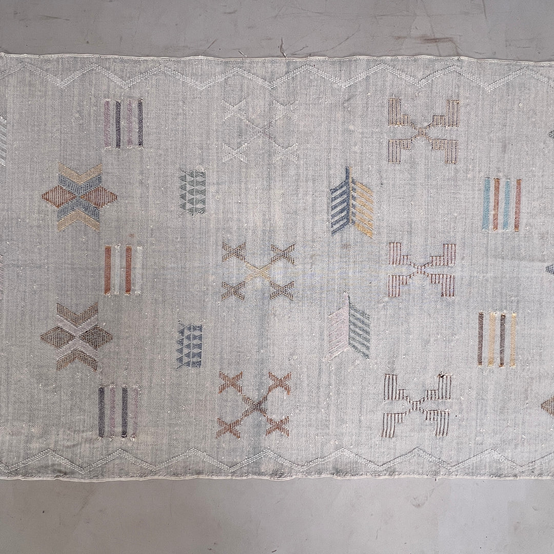 Handwoven Moroccan Cactus Runner Saguaro