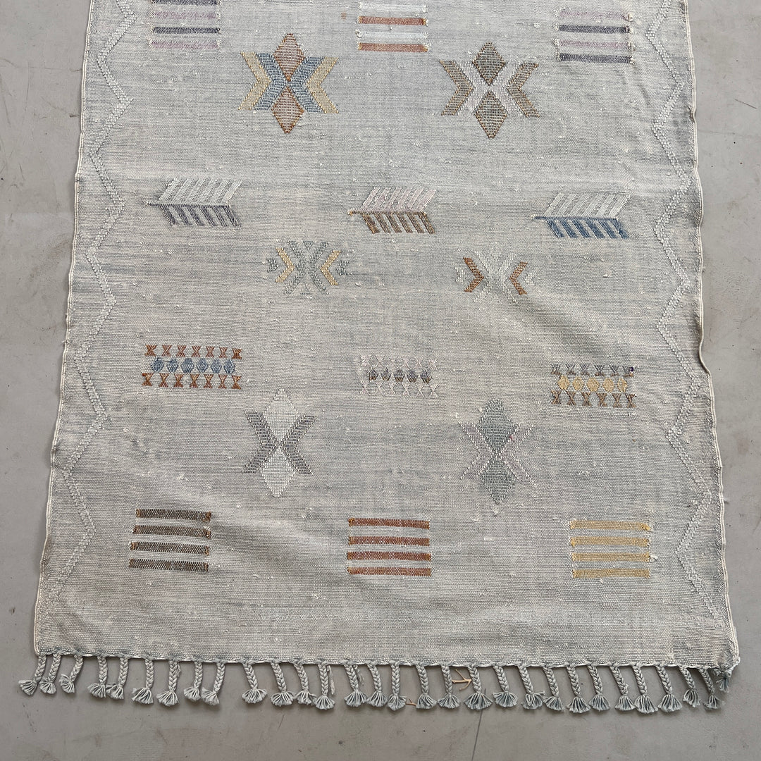 Handwoven Moroccan Cactus Runner Saguaro