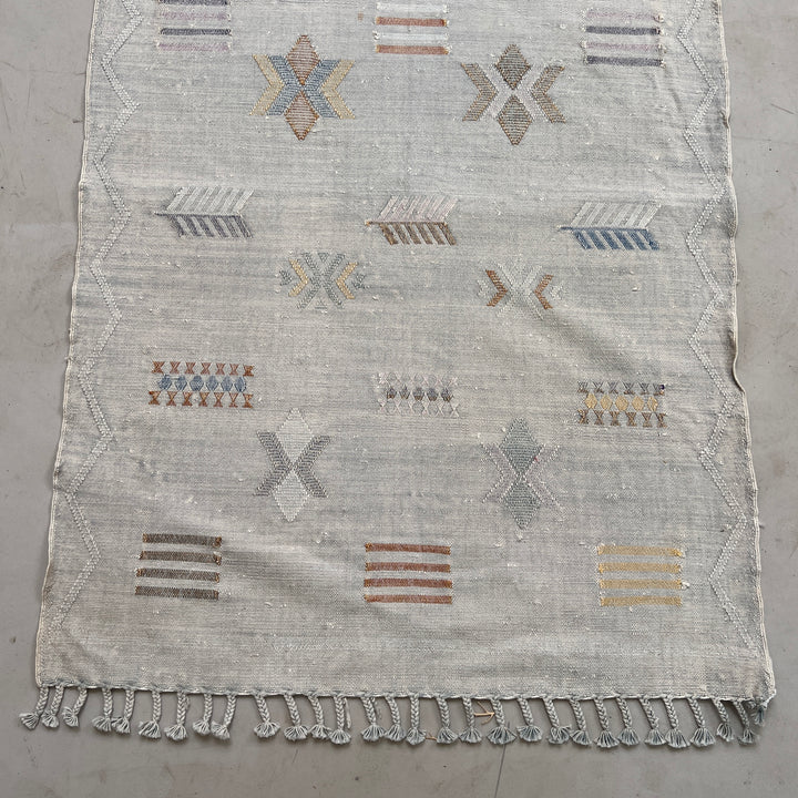 Handwoven Moroccan Cactus Runner Saguaro