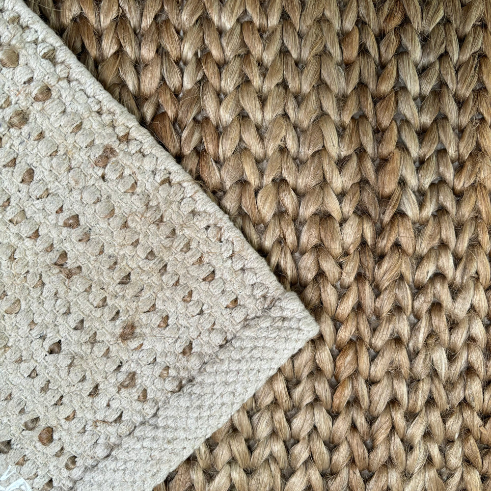Hemp and Cotton rug 170 x 240cm | Jute