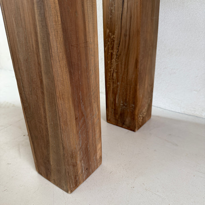 Henley Reclaimed Teak Console Table | Solid Salvaged Wood Console Table