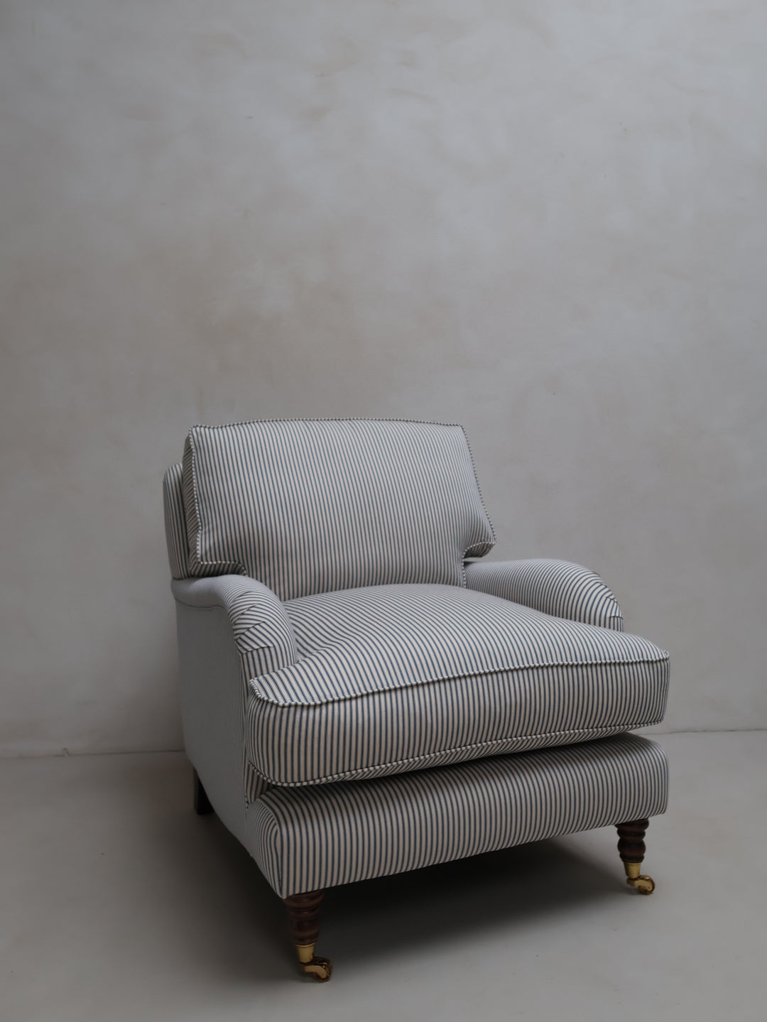 Heritage Stripe armchair Beaconsfield in white room