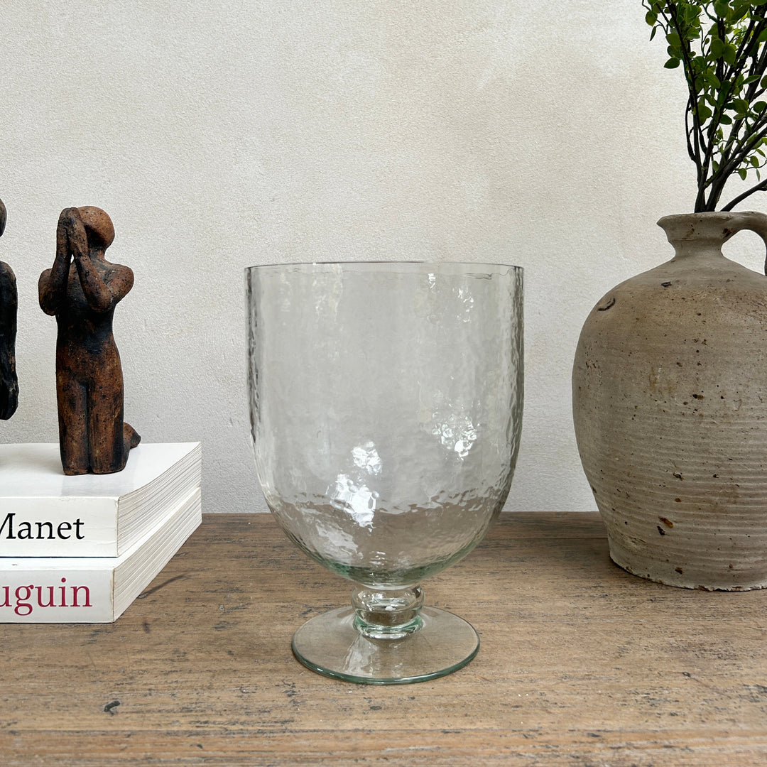 Hurricane Glass Vase | Lise 