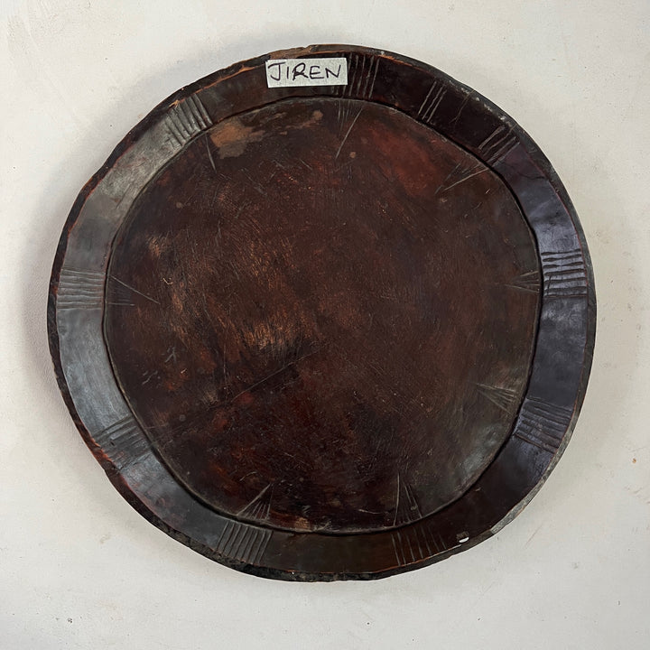 Extra Large Antique Wooden African Plates