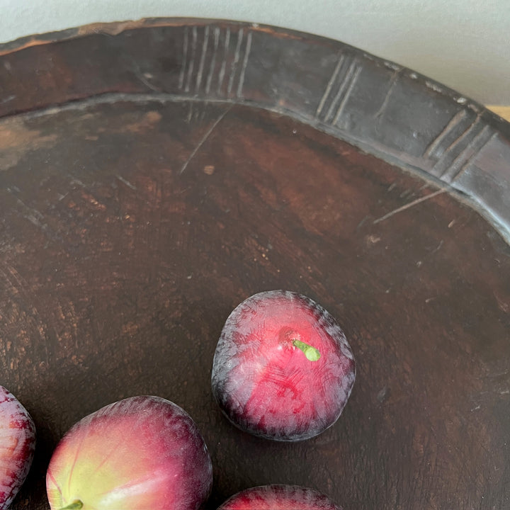 Extra Large Antique Wooden African Plates