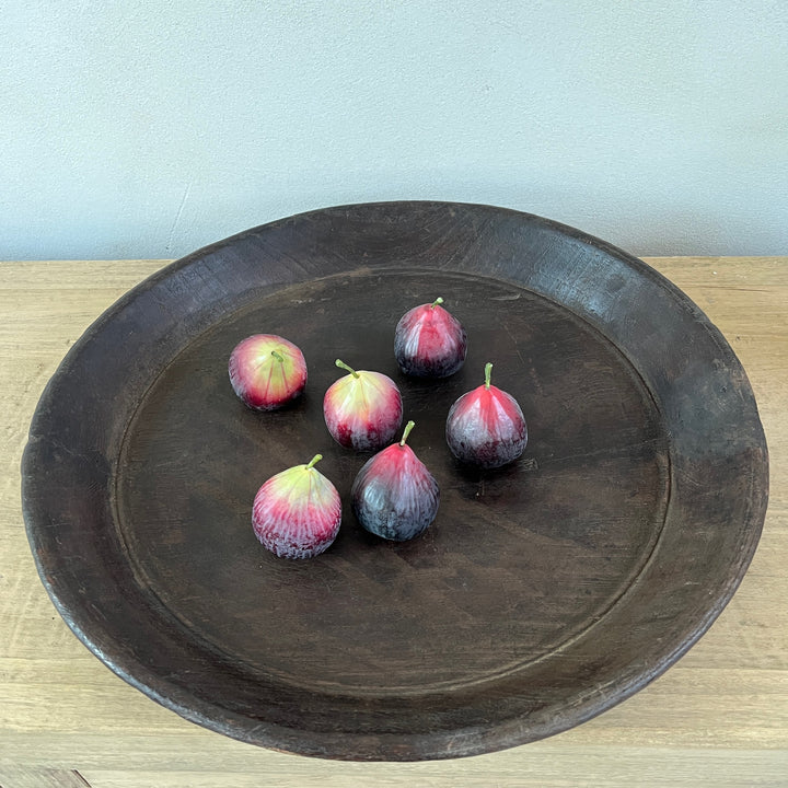 Extra Large Antique Wooden African Plates