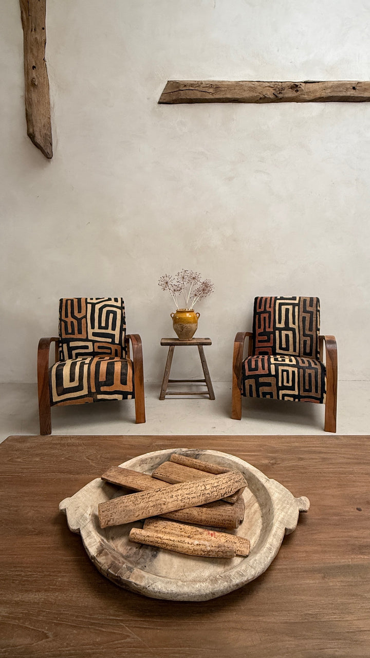Antique Moroccan Abacca Armchair