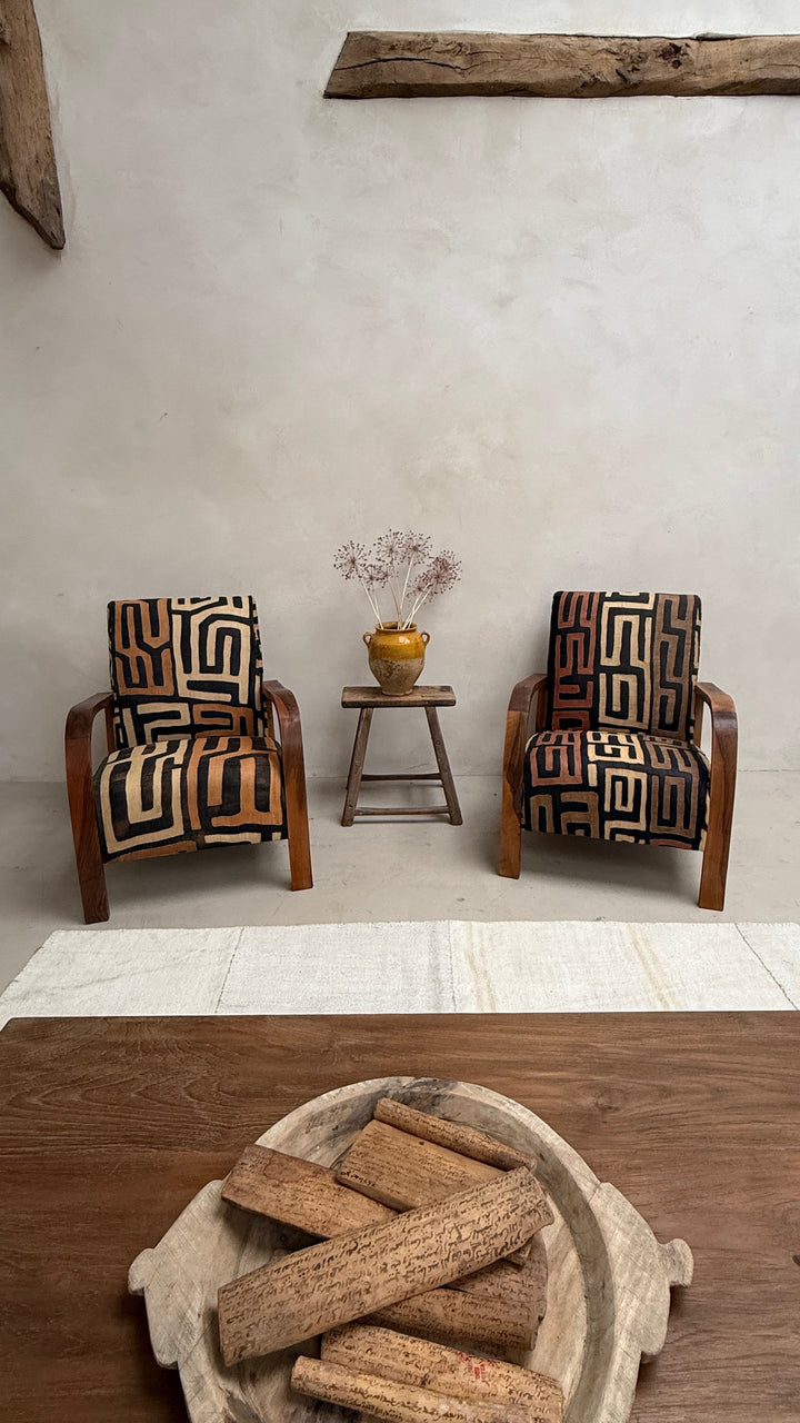 Antique Moroccan Abacca Armchair