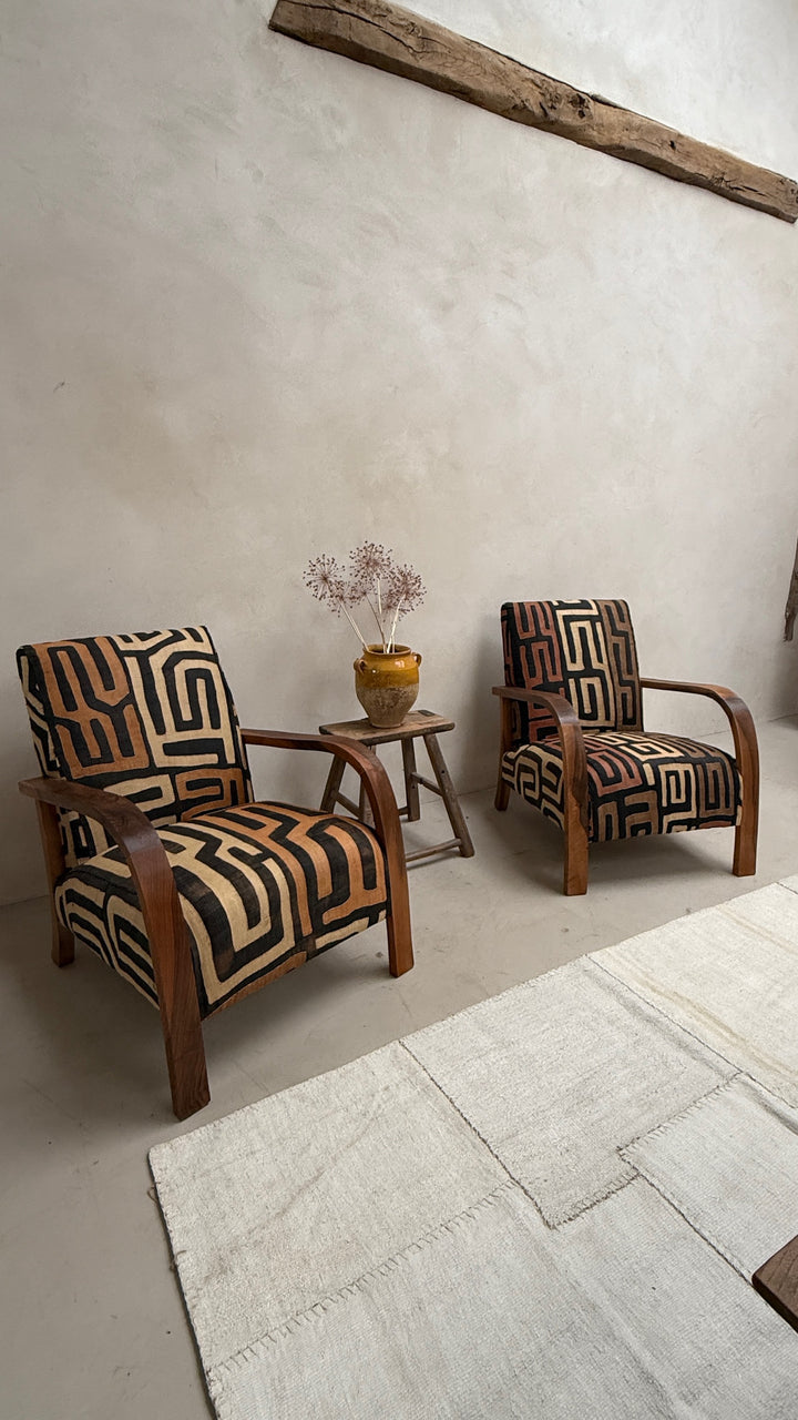 Antique Moroccan Abacca Armchair