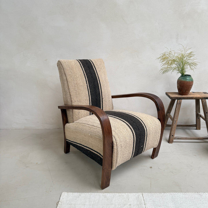 Antique Handwoven Haik Armchair