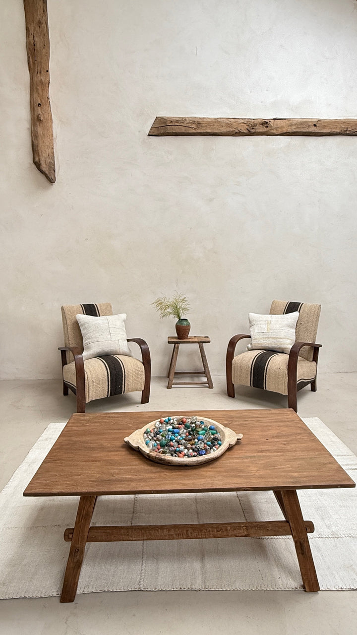 Antique Handwoven Haik Armchair