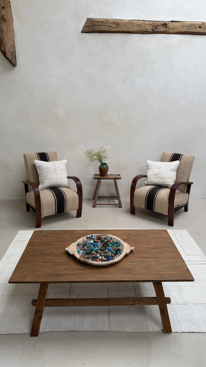 Antique Handwoven Haik Armchair