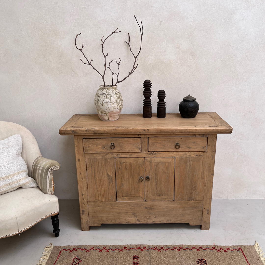 Small Antique Elm Cupboard | Aspen