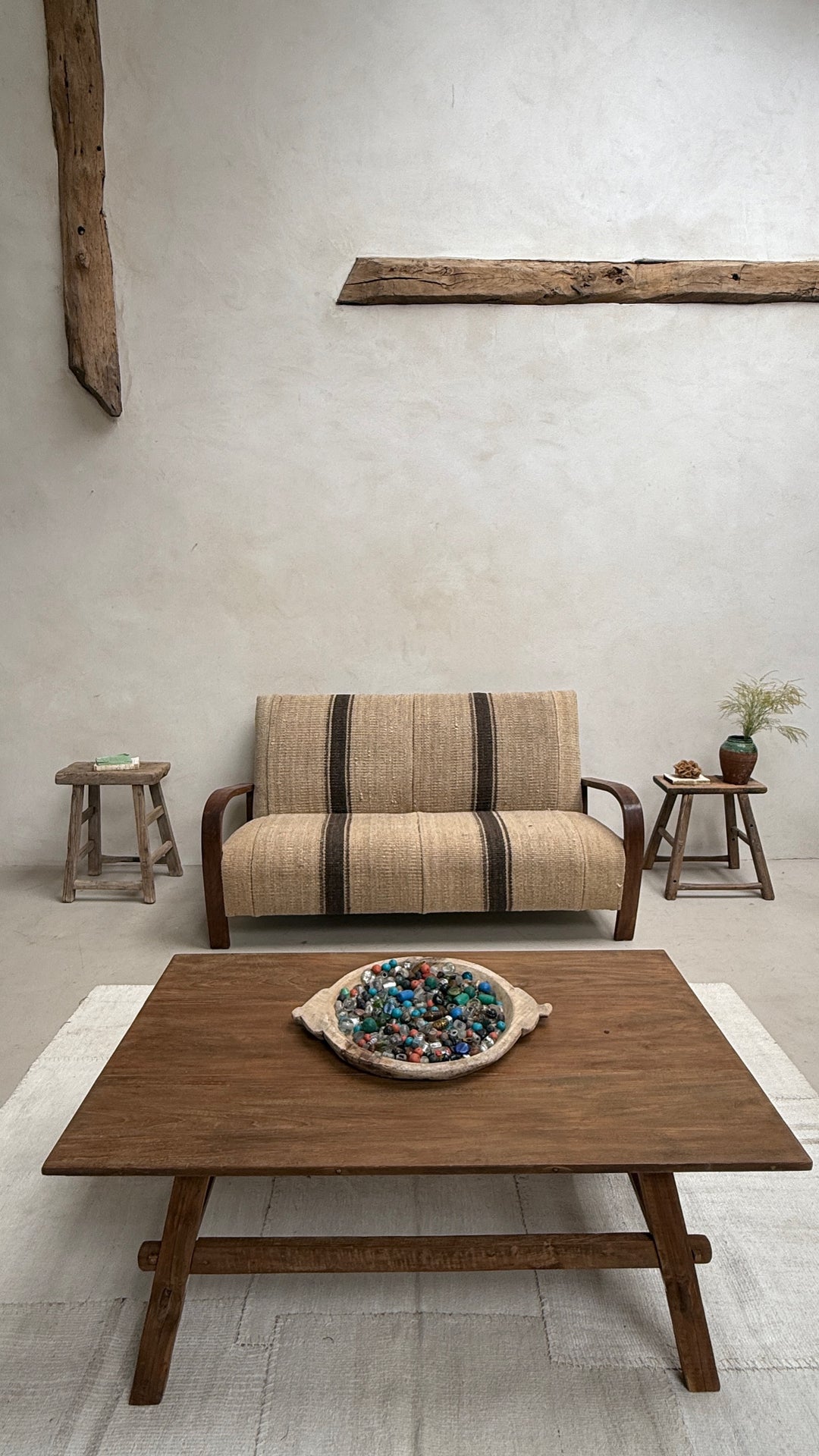 Antique Handwoven Haik Sofa