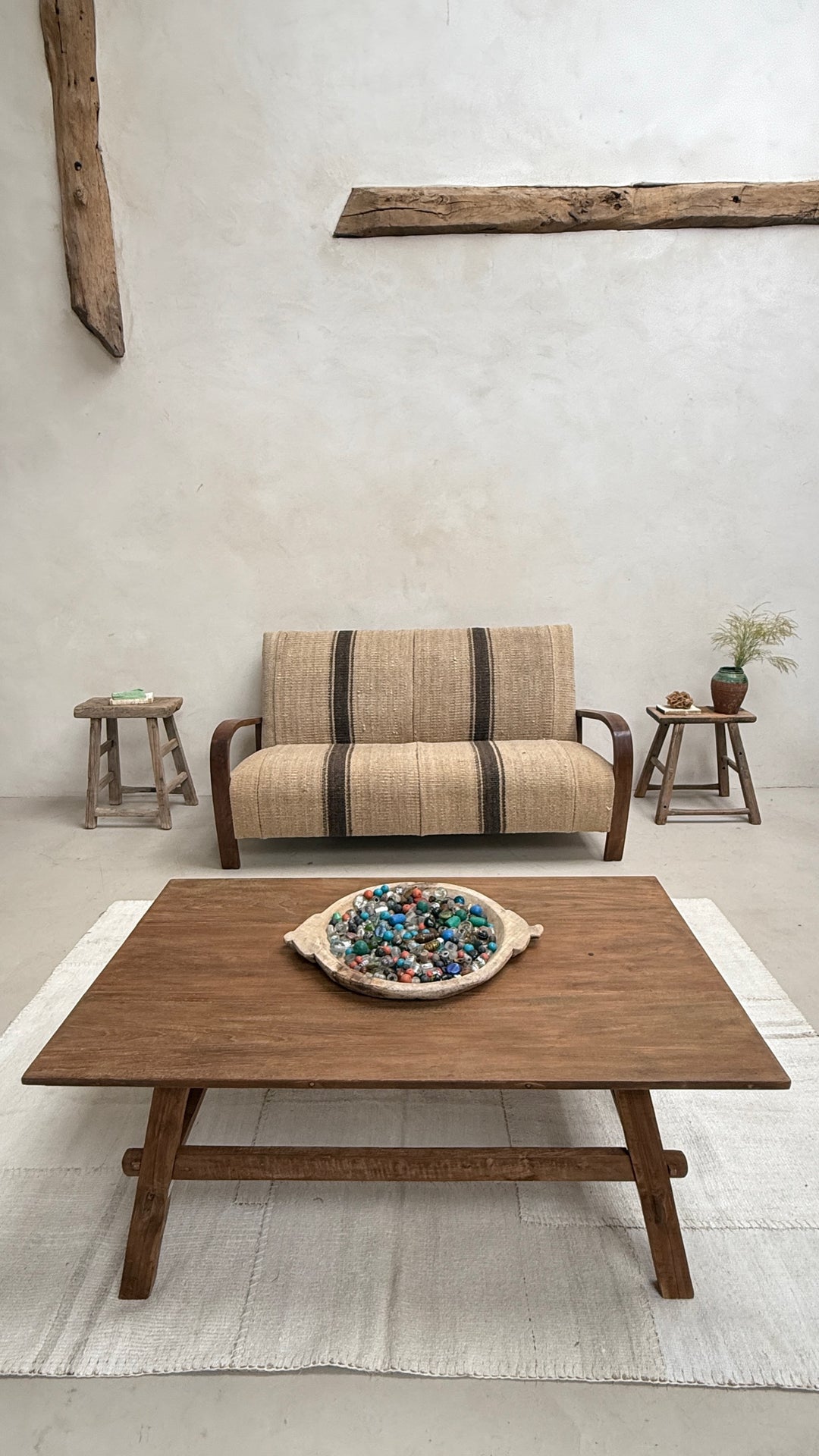 Antique Handwoven Haik Sofa