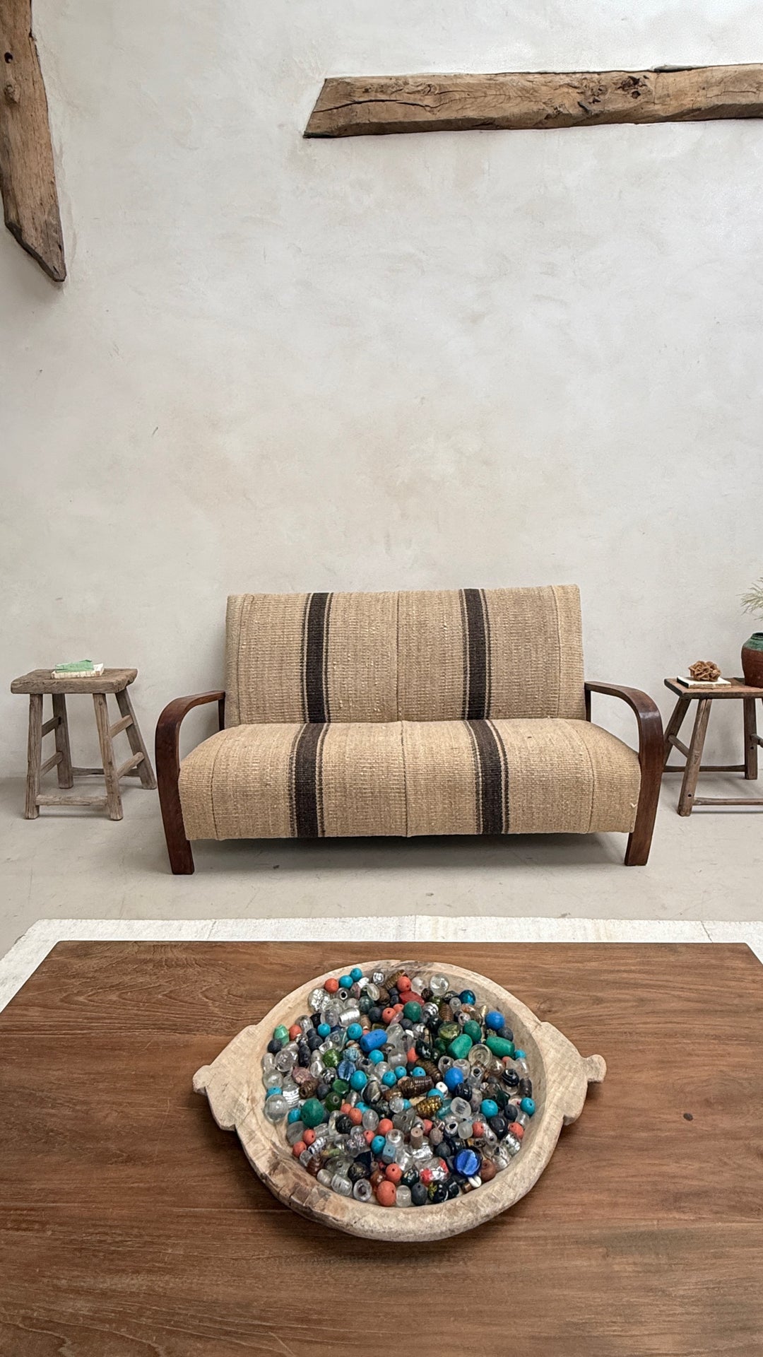 Antique Handwoven Haik Sofa