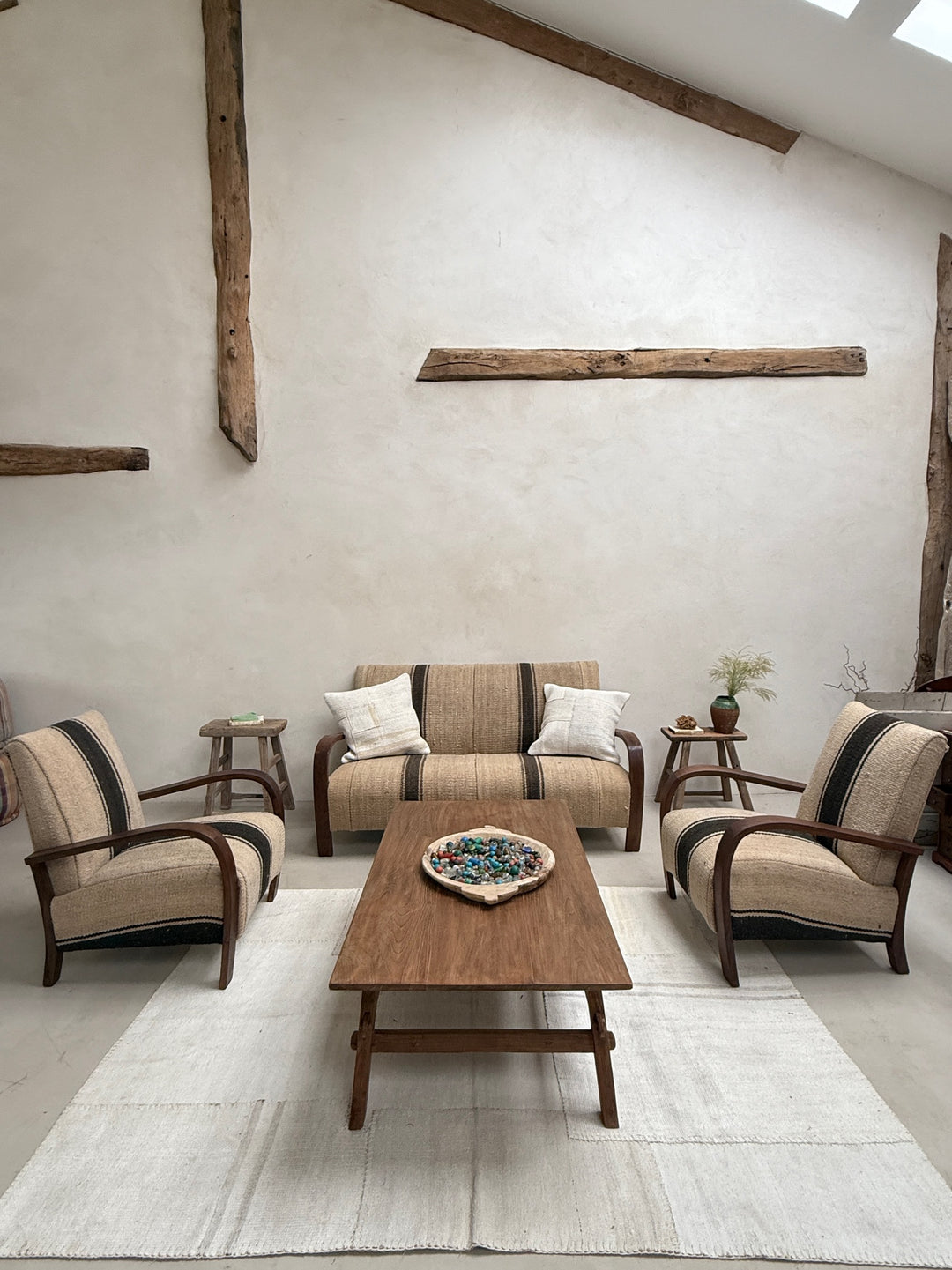 Antique Handwoven Haik Sofa