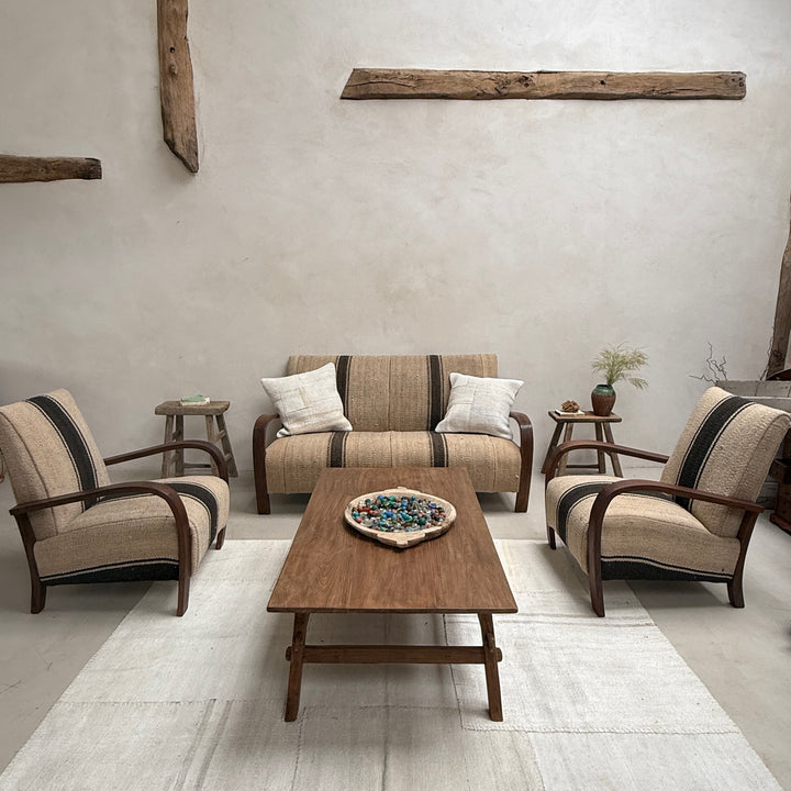 Antique Handwoven Haik Armchair