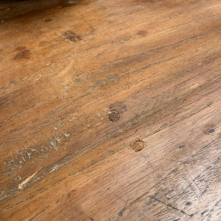 Reclaimed dark wood dining Table Henley 220cm x 100cm