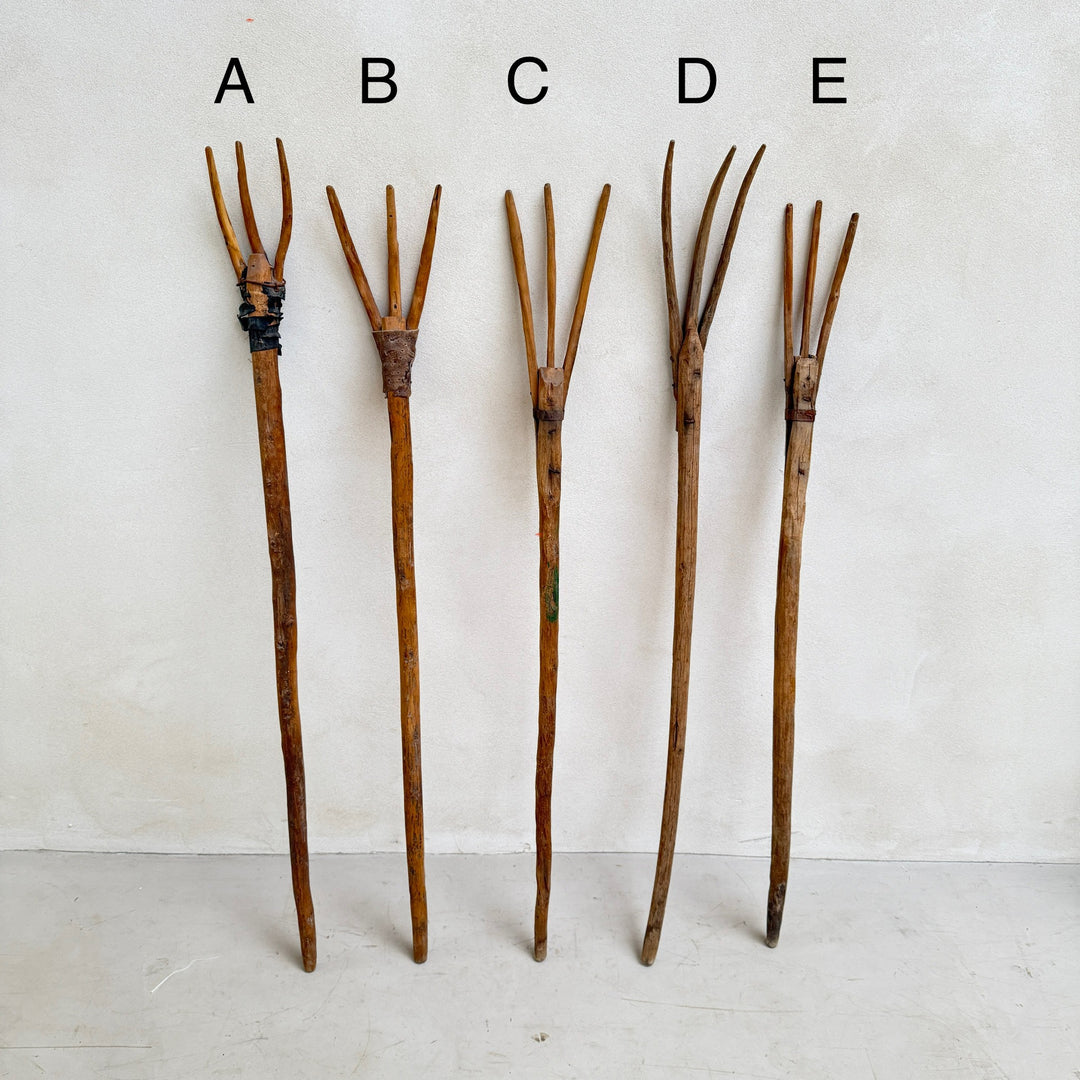 antique hay fork or pitchfork
