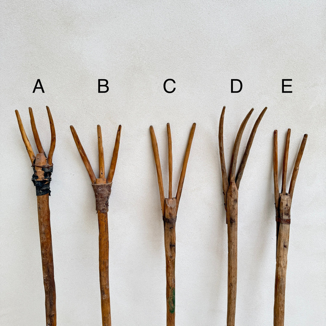 antique hay fork or pitchfork