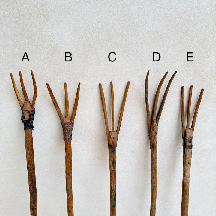 antique hay fork or pitchfork