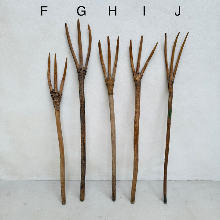 antique hay fork or pitchfork