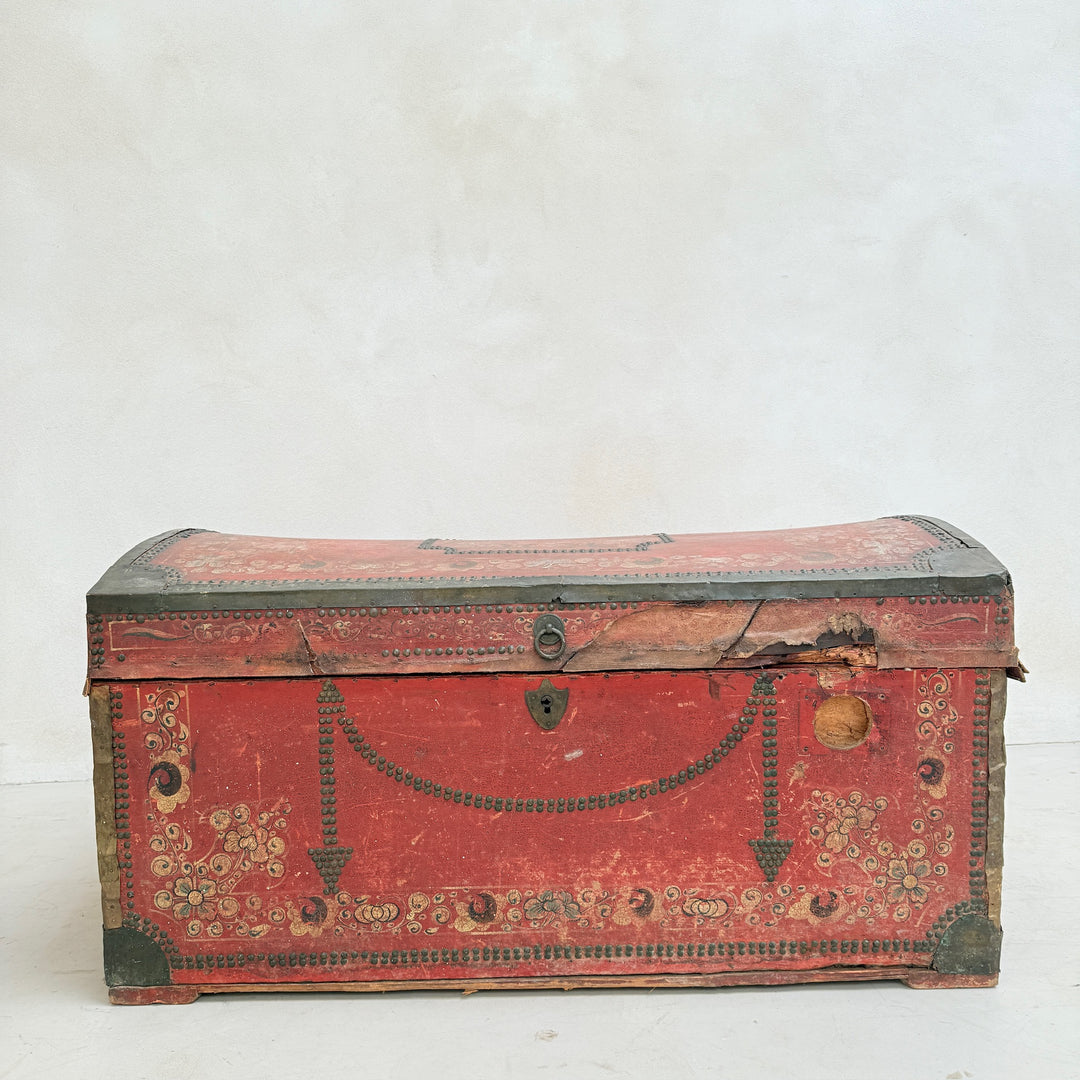 Hand-Painted Antique Wedding Chest | Neo