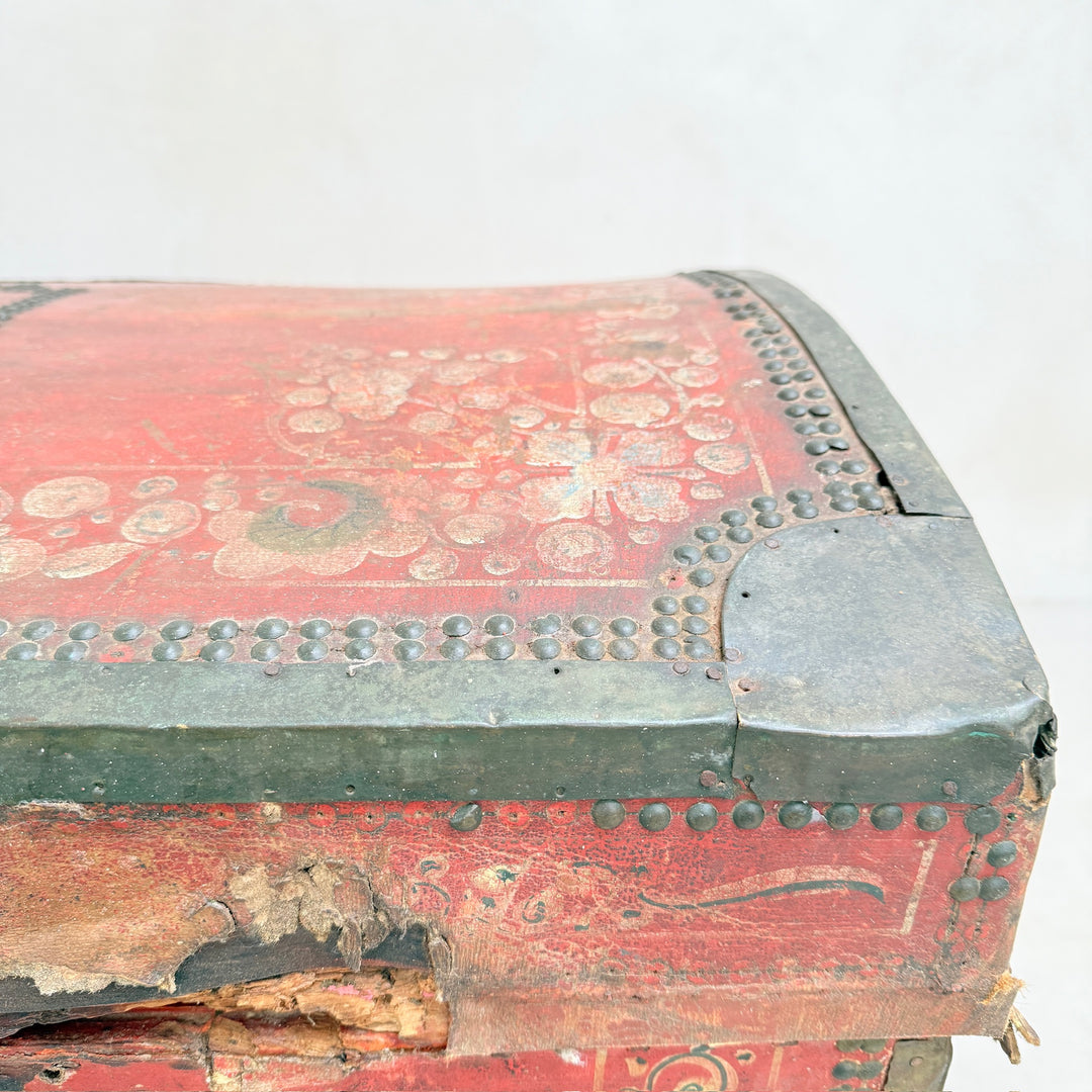 Hand-Painted Antique Wedding Chest | Neo