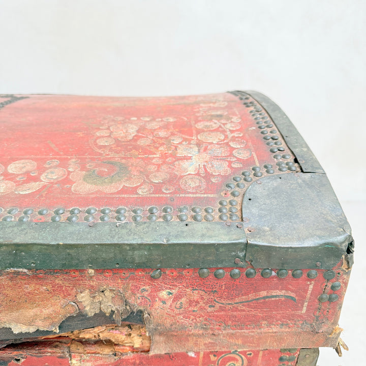 Hand-Painted Antique Wedding Chest | Neo