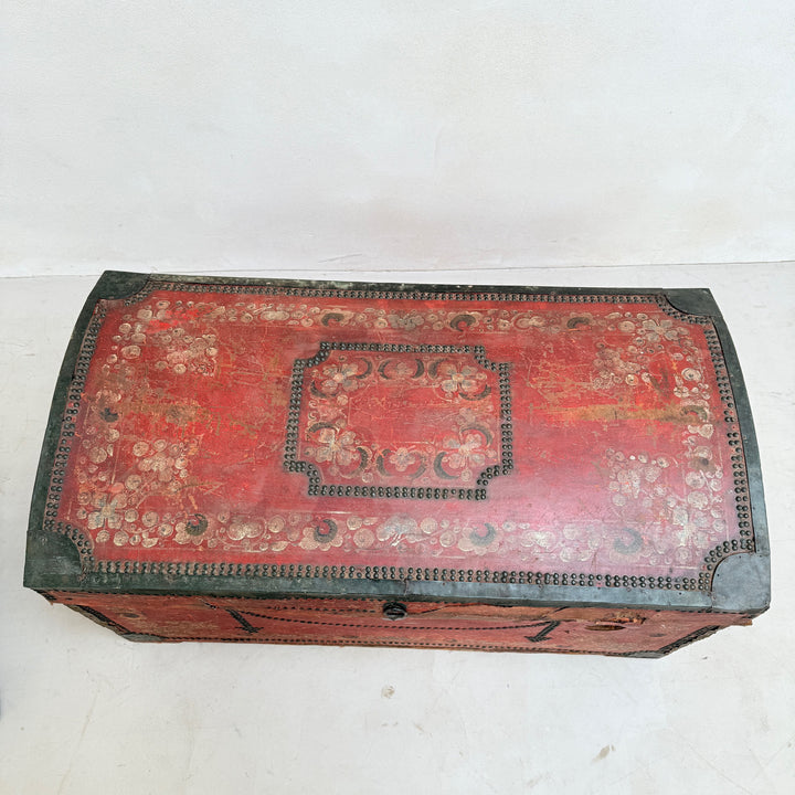 Hand-Painted Antique Wedding Chest | Neo