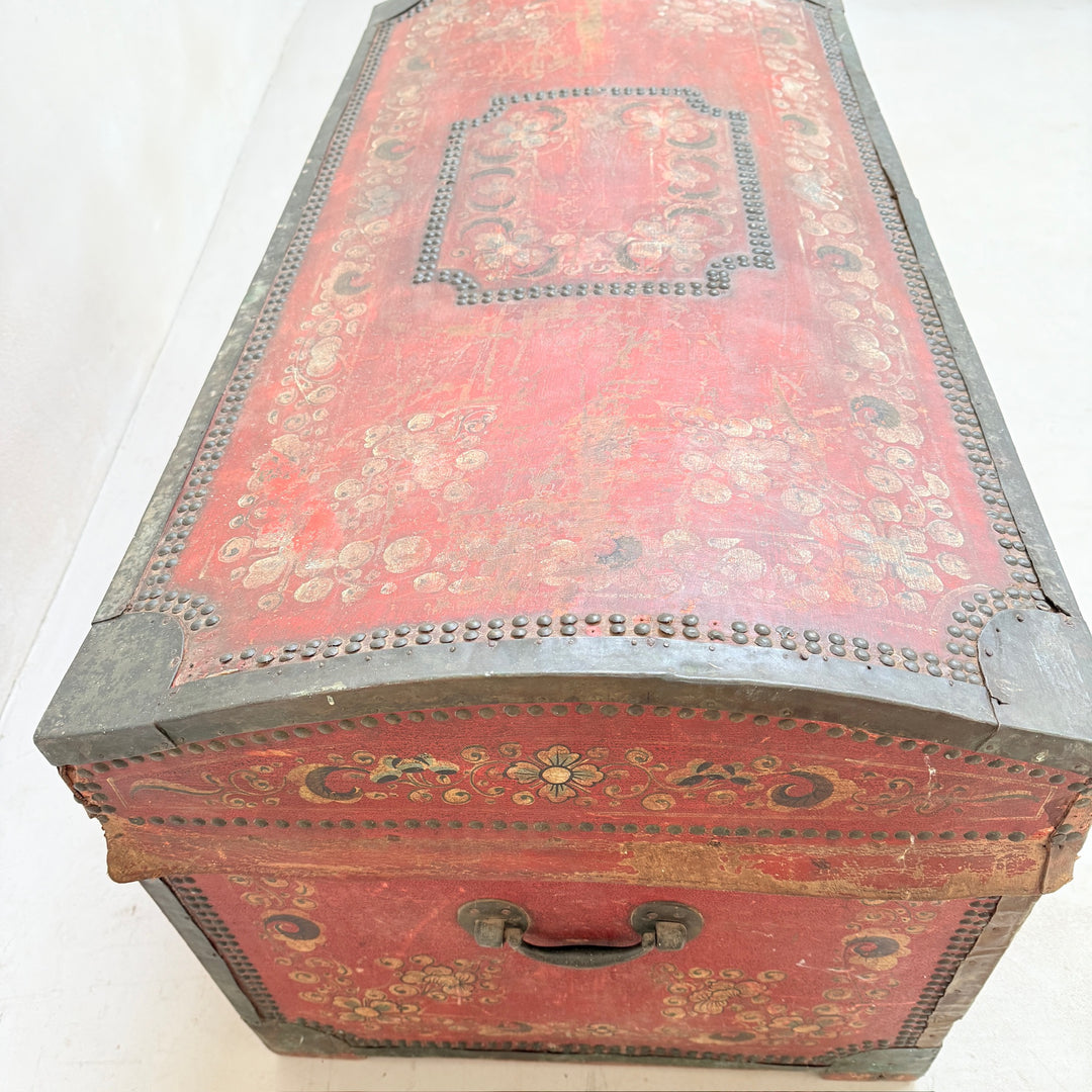 Hand-Painted Antique Wedding Chest | Neo