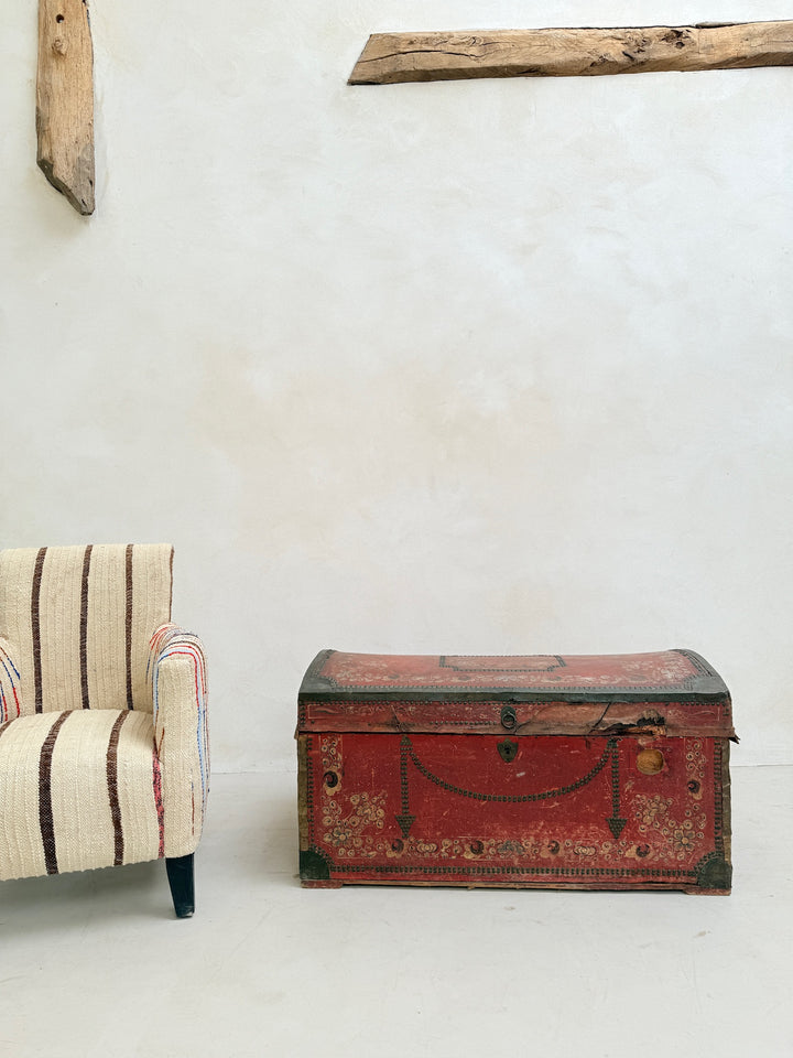 Hand-Painted Antique Wedding Chest | Neo