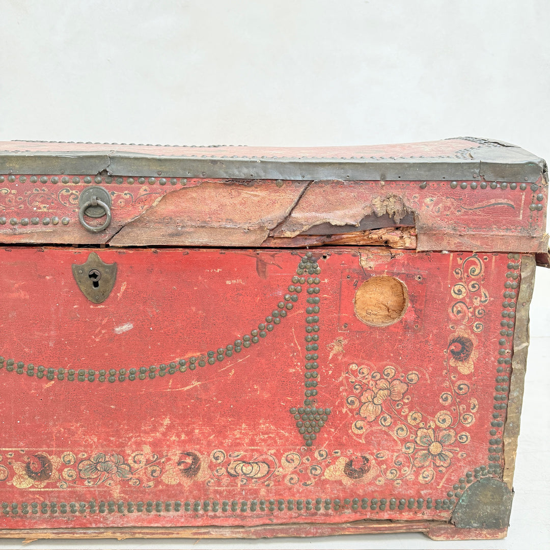 Hand-Painted Antique Wedding Chest | Neo