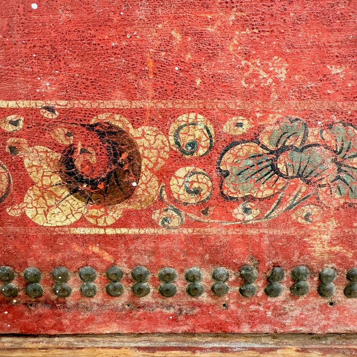 Hand-Painted Antique Wedding Chest | Neo