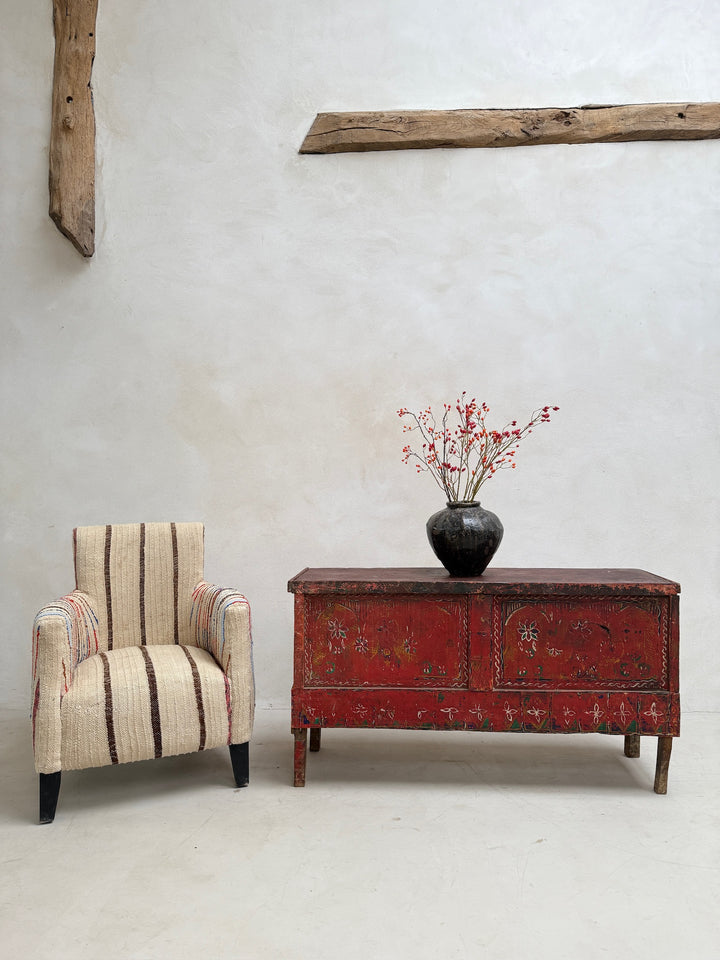 Hand-Painted Antique Marriage Chest | Zandi