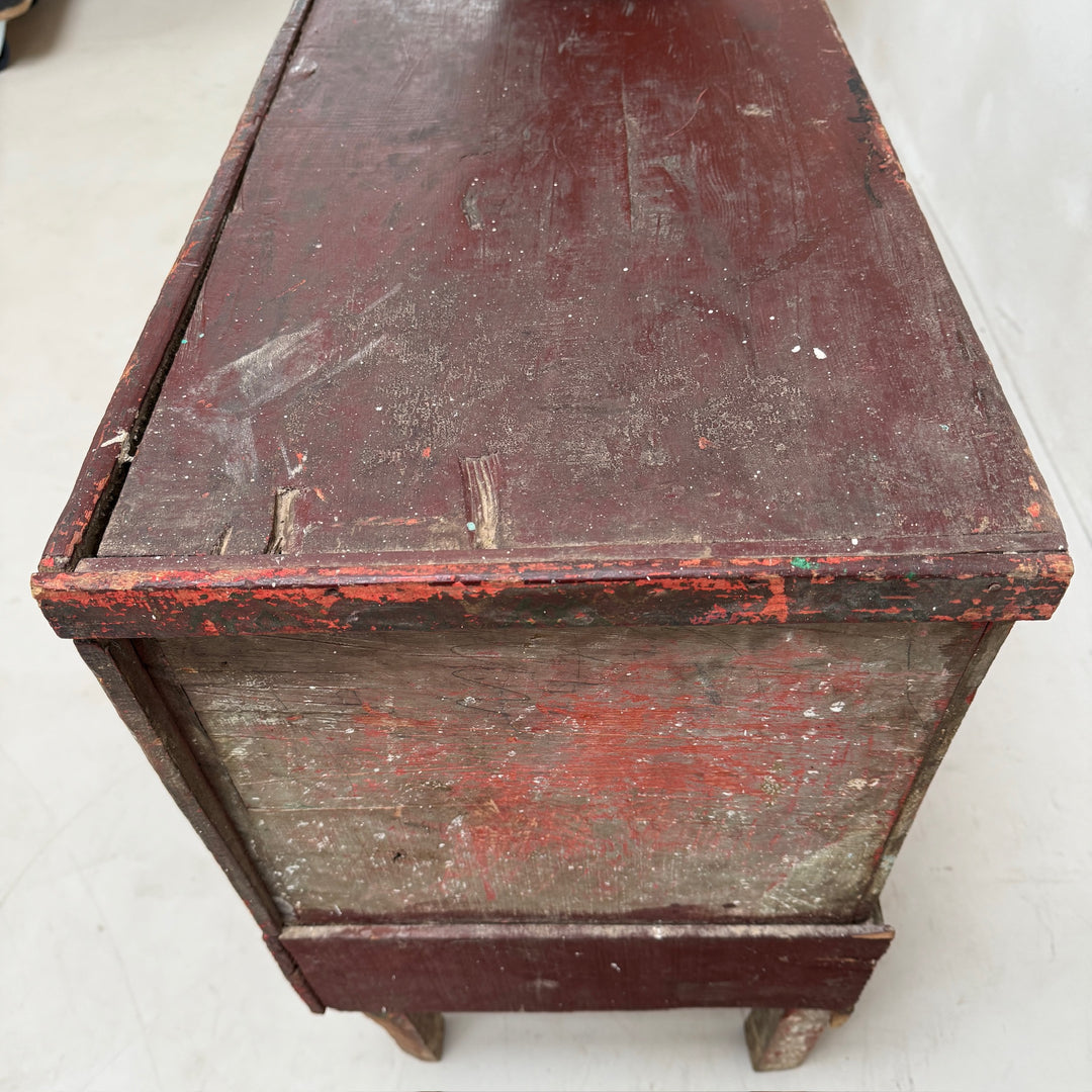 Hand-Painted Antique Marriage Chest | Zandi