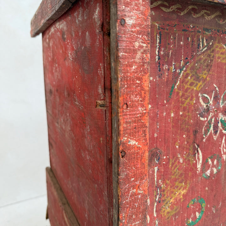 Hand-Painted Antique Marriage Chest | Zandi