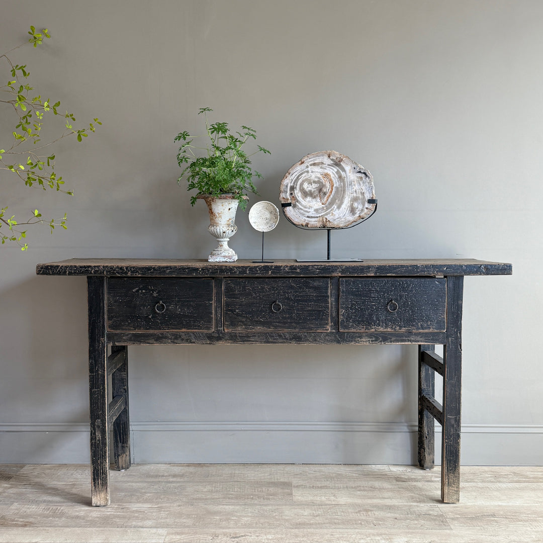 Antique Black Console Table | Morden
