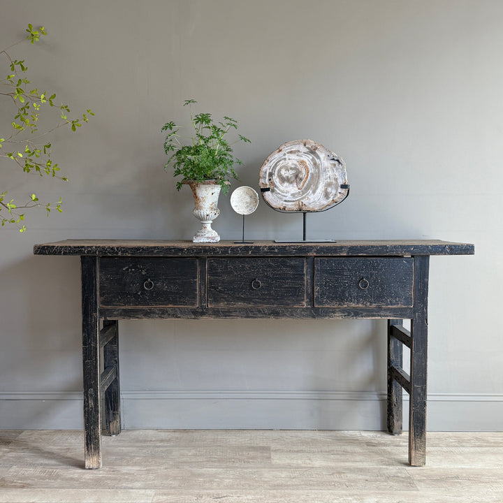 Antique Black Console Table | Morden