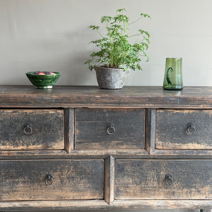 Antique Black Chest of Drawers | Wellington